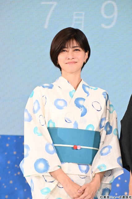 内田有紀&寺西拓人「ラストノート」トークイベントに浴衣姿で登場! “嵐の日”の撮影秘話も