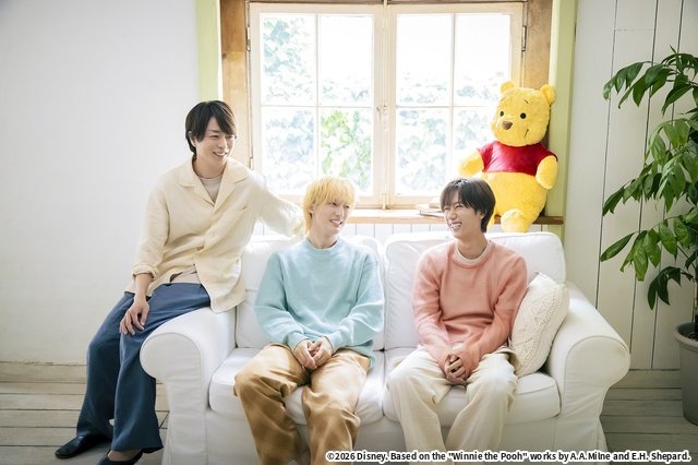 櫻井翔&阿部亮平&川島如恵留<プーさんタイム>アンバサダーに! プーさんの魅力に“ほっこり”