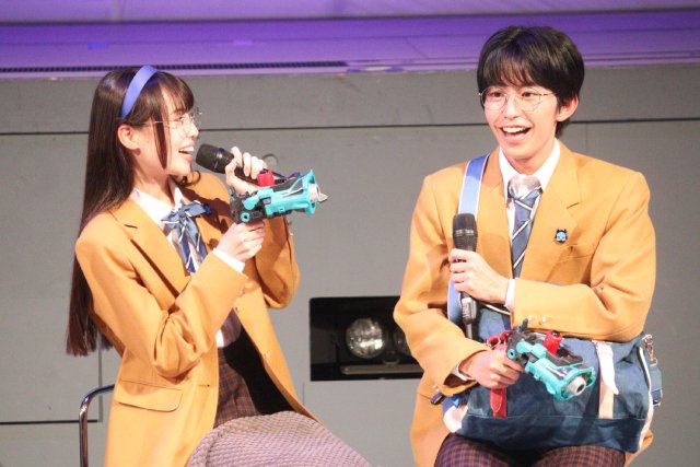 「角醒ハンター オメガホーン」楢原聖らが出演決定時の心境告白! 長田光平もサプライズ登場で騒然