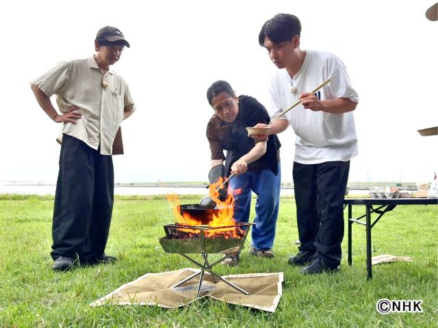 又吉直樹「全てがうまくいかなかった料理な」児玉智洋&向井慧と公園でBBQに挑戦