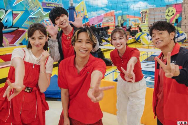 SixTONESジェシー&田中樹VS鈴木亮平&赤楚衛二&岩瀬洋志「スポッパ」で三つどもえの大熱戦