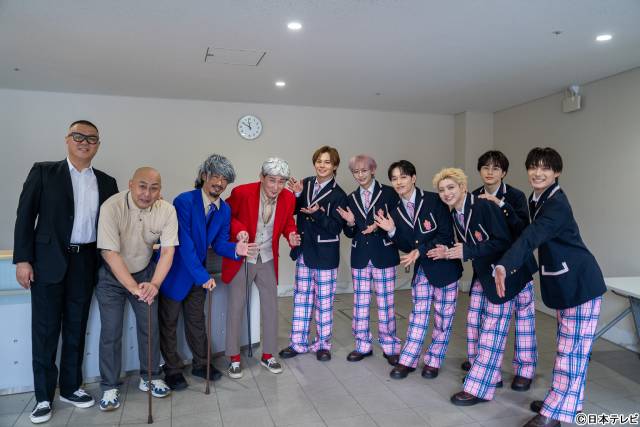 超特急・M!LKらEBiDAN33人「有吉の壁」とコラボ 尾形貴弘が曽野舜太に「水イイじゃん!」