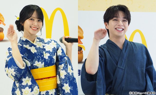M!LK・塩﨑太智＆＝LOVE・佐々木舞香、月見シリーズ35周年を祝福「早く食べていただきたい」