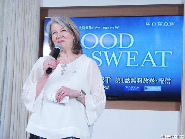 杏、ヤスペル・ペーコネンに“ととのう”を伝授「連続ドラマW BLOOD & SWEAT」完成報告会