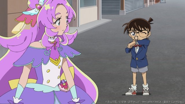 コナン×プリキュアの“名探偵コラボ”が実現! 米花町&まことみらい市の事件をキュアット解決