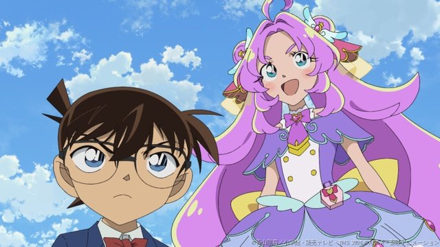 コナン×プリキュアの“名探偵コラボ”が実現! 米花町&まことみらい市の事件をキュアット解決