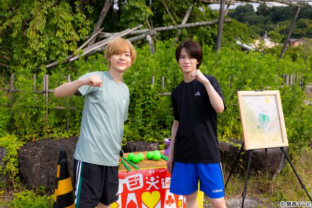 「関西ジュニア ノーフィルター」嶋﨑斗亜＆岡佑吏　大技成功なるか!?「ジャグリング編」