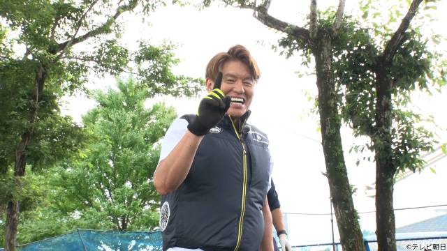 相葉雅紀&ヒロミ、園児の「頑張れ~!」に笑顔 24年放置の園庭が激変!