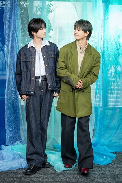 草川直弥×知念英和「青と碧」でお互いが感じた役の共通点は?「僕以上にバブみがある」【前編】