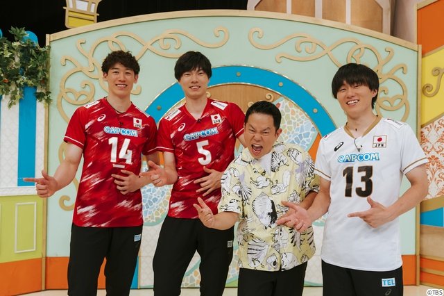 石川祐希らバレーボール日本代表のスーパープレーにMrs. GREEN APPLE大興奮「テレビ×ミセス」