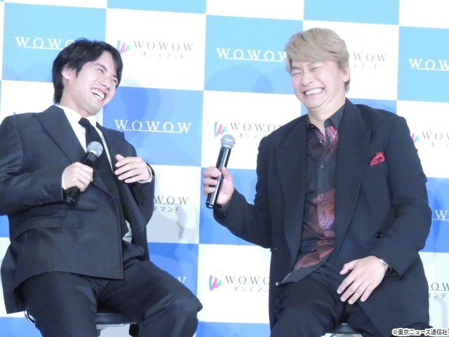 「虚ろな十字架」会見で香取慎吾が初共演の赤楚衛二を絶賛!「会った瞬間かっこいい」